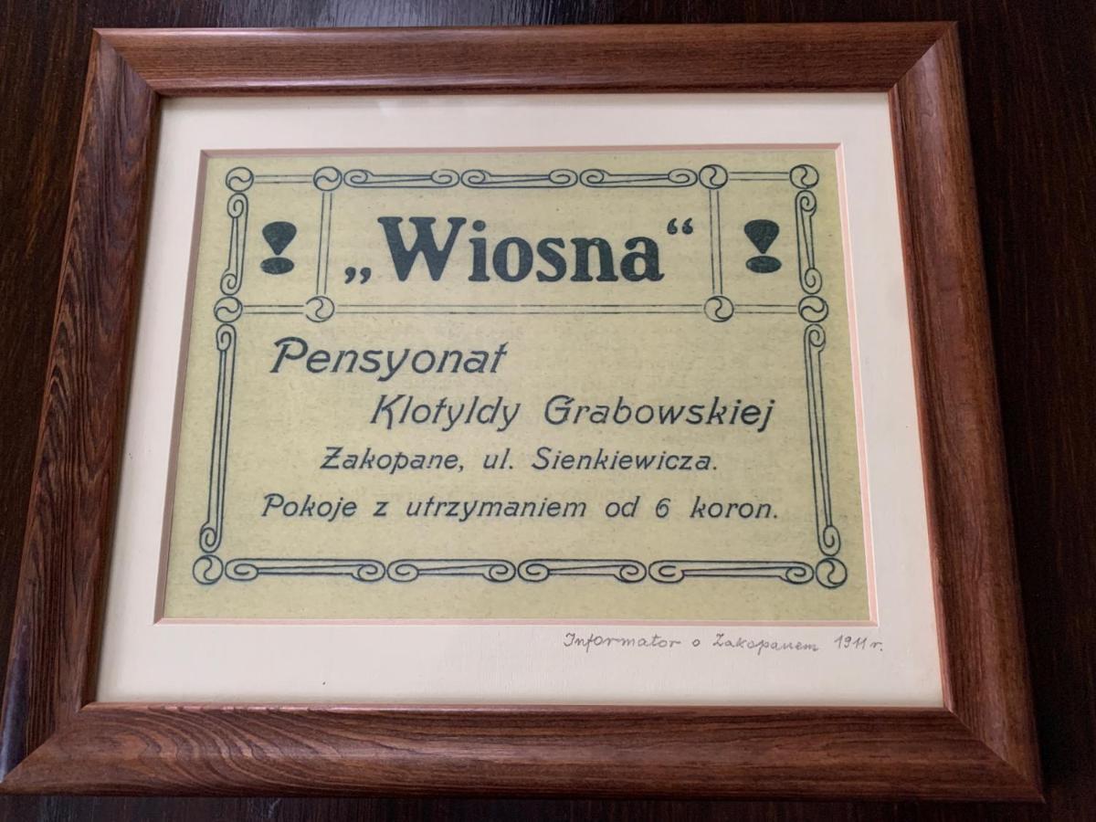 Ferienwohnung Wiosna Zakopane Exterior foto